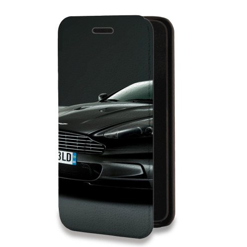 Дизайнерский горизонтальный чехол-книжка для Iphone 14 Pro Aston Martin