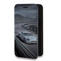 Дизайнерский горизонтальный чехол-книжка для Xiaomi RedMi Note 2 Aston Martin