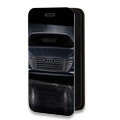 Дизайнерский горизонтальный чехол-книжка для Samsung Galaxy A72 Audi