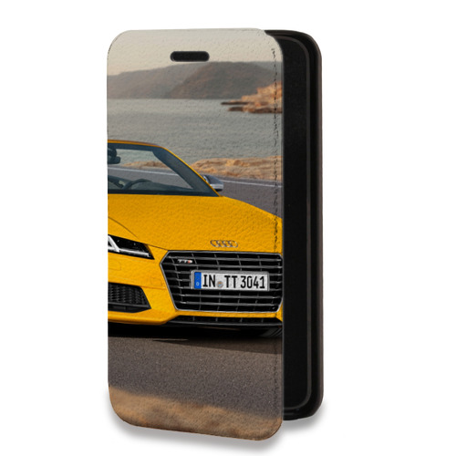 Дизайнерский горизонтальный чехол-книжка для Iphone 11 Pro Audi