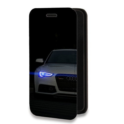 Дизайнерский горизонтальный чехол-книжка для OnePlus 6T Audi