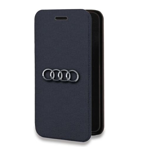 Дизайнерский горизонтальный чехол-книжка для Iphone 7 Plus / 8 Plus Audi