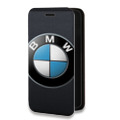 Дизайнерский горизонтальный чехол-книжка для Iphone 11 BMW