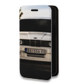 Дизайнерский горизонтальный чехол-книжка для Iphone 14 BMW