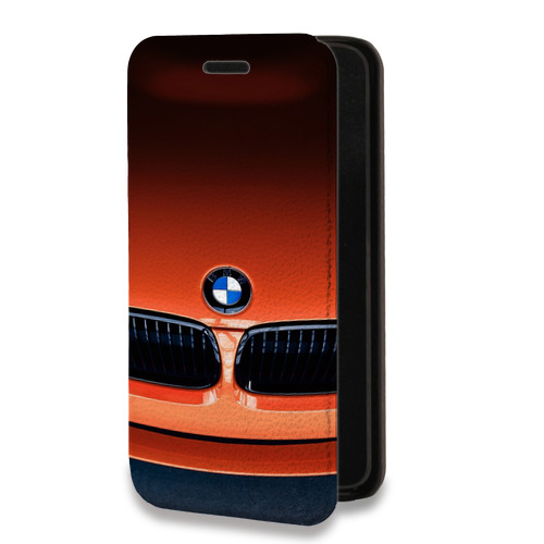 Дизайнерский горизонтальный чехол-книжка для Huawei Honor 50 Lite BMW