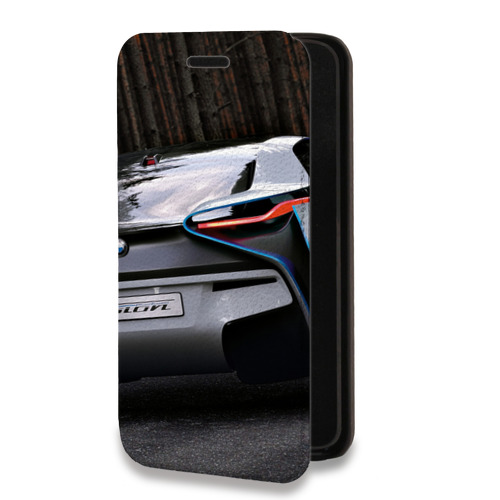 Дизайнерский горизонтальный чехол-книжка для Huawei Honor 50 Lite BMW