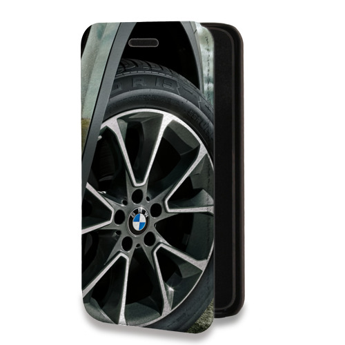 Дизайнерский горизонтальный чехол-книжка для Iphone 11 Pro BMW