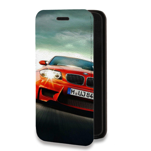 Дизайнерский горизонтальный чехол-книжка для Iphone 11 Pro Max BMW