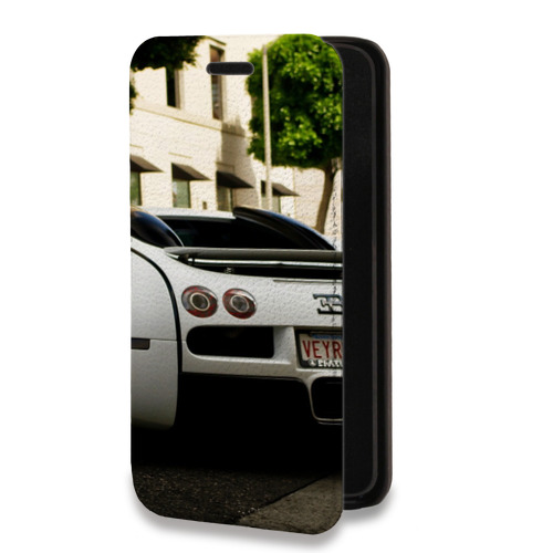 Дизайнерский горизонтальный чехол-книжка для Google Pixel 4a 5G Bugatti
