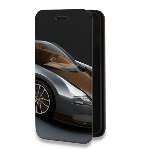 Дизайнерский горизонтальный чехол-книжка для Google Pixel 4a 5G Bugatti
