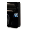 Дизайнерский горизонтальный чехол-книжка для Iphone 11 Pro Max Bugatti