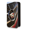 Дизайнерский горизонтальный чехол-книжка для Realme 7 Cadillac