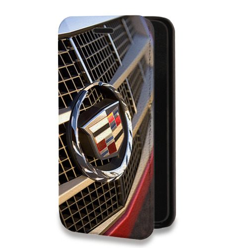 Дизайнерский горизонтальный чехол-книжка для Realme 3 Pro Cadillac