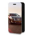 Дизайнерский горизонтальный чехол-книжка для Iphone 14 Pro Max Cadillac