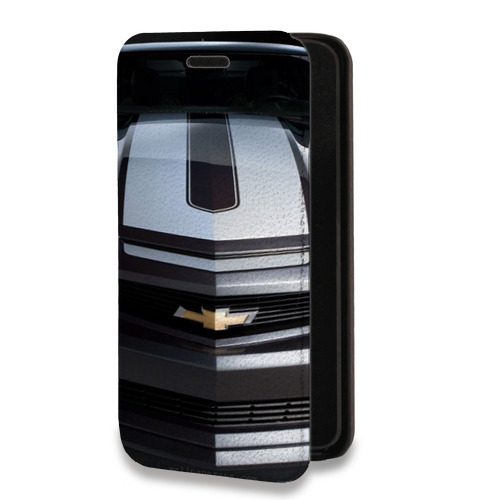 Дизайнерский горизонтальный чехол-книжка для Nokia X10 Chevrolet