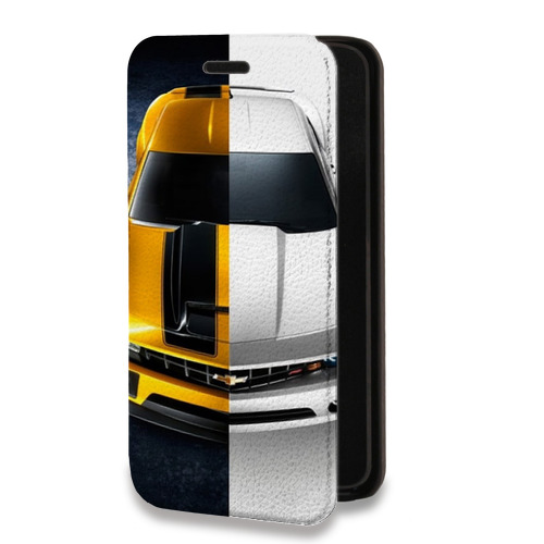 Дизайнерский горизонтальный чехол-книжка для Iphone 12 Pro Chevrolet