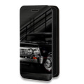 Дизайнерский горизонтальный чехол-книжка для Iphone 14 Pro Chevrolet