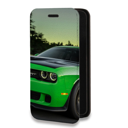 Дизайнерский горизонтальный чехол-книжка для Iphone 7 Plus / 8 Plus Dodge