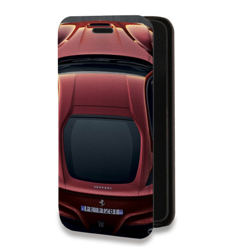 Дизайнерский горизонтальный чехол-книжка для Samsung Galaxy A32 Ferrari