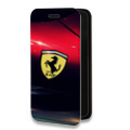 Дизайнерский горизонтальный чехол-книжка для Huawei Y7 (2019) Ferrari
