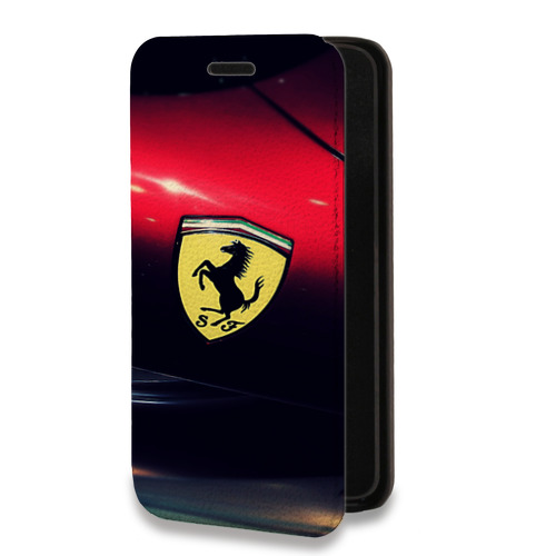 Дизайнерский горизонтальный чехол-книжка для Huawei Honor Note 8 Ferrari