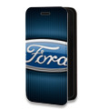 Дизайнерский горизонтальный чехол-книжка для Iphone 11 Ford