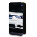 Дизайнерский горизонтальный чехол-книжка для Huawei Mate 10 Pro Hyundai