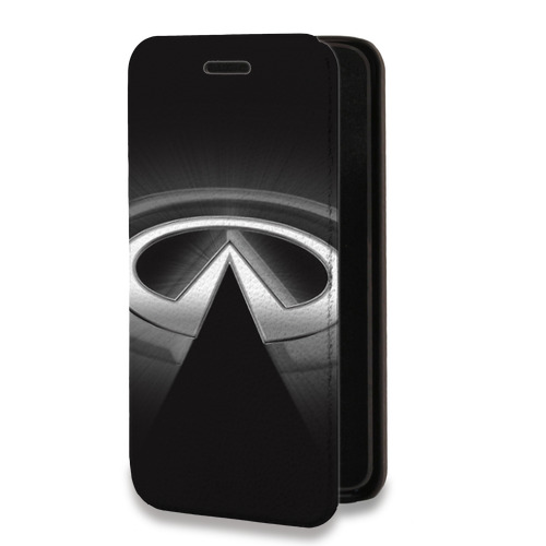 Дизайнерский горизонтальный чехол-книжка для Iphone 14 Infiniti
