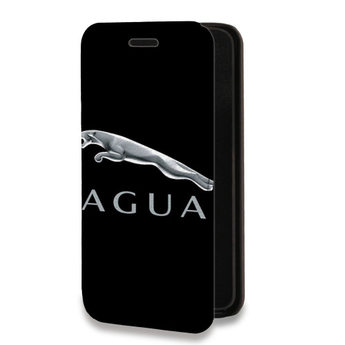 Дизайнерский горизонтальный чехол-книжка для Iphone 12 Pro Jaguar