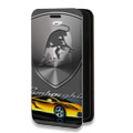 Дизайнерский горизонтальный чехол-книжка для Iphone 14 Lamborghini