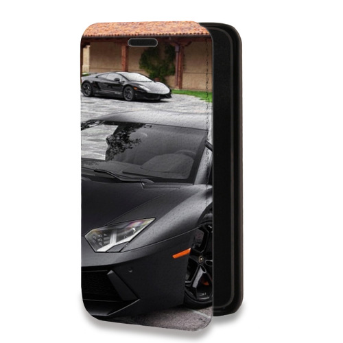 Дизайнерский горизонтальный чехол-книжка для Realme C11 Lamborghini