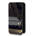 Дизайнерский горизонтальный чехол-книжка для Huawei Mate 10 Pro Lamborghini