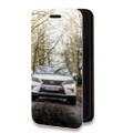 Дизайнерский горизонтальный чехол-книжка для Iphone 7 Plus / 8 Plus Lexus