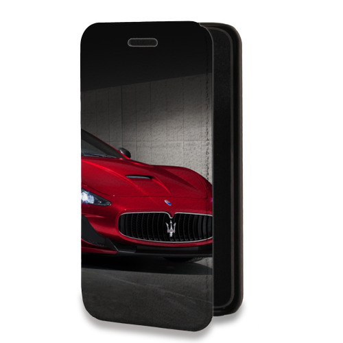 Дизайнерский горизонтальный чехол-книжка для Realme 6 Pro Maserati