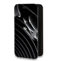 Дизайнерский горизонтальный чехол-книжка для Samsung Galaxy S22 Ultra Maserati