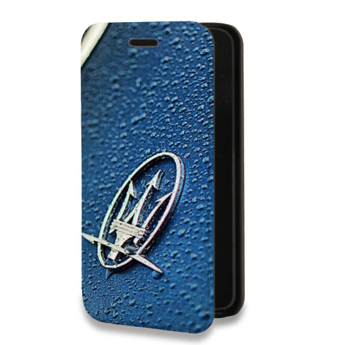 Дизайнерский горизонтальный чехол-книжка для Alcatel One Touch Idol 2 mini Maserati