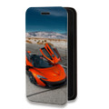 Дизайнерский горизонтальный чехол-книжка для Iphone 7 Plus / 8 Plus McLaren