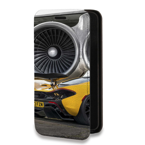 Дизайнерский горизонтальный чехол-книжка для Huawei Honor 8X Max McLaren