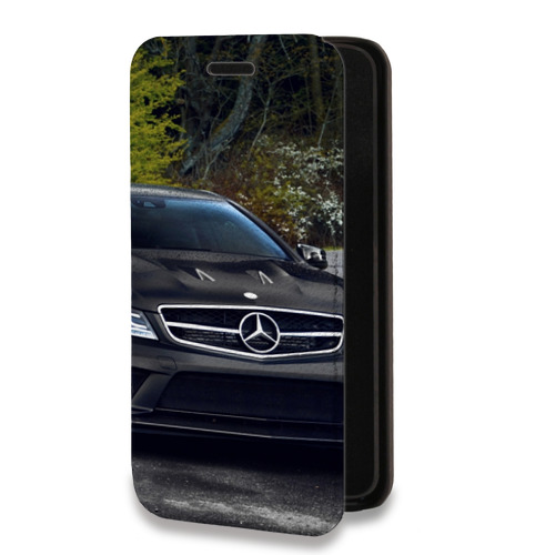 Дизайнерский горизонтальный чехол-книжка для Samsung Galaxy A32 Mercedes