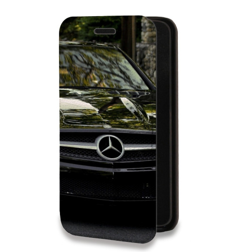 Дизайнерский горизонтальный чехол-книжка для Samsung Galaxy Ace 4 Mercedes