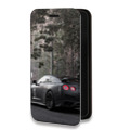 Дизайнерский горизонтальный чехол-книжка для Iphone 7 Plus / 8 Plus Nissan
