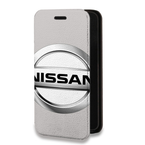 Дизайнерский горизонтальный чехол-книжка для Iphone 11 Nissan