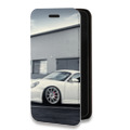 Дизайнерский горизонтальный чехол-книжка для Iphone 7 Plus / 8 Plus Porsche