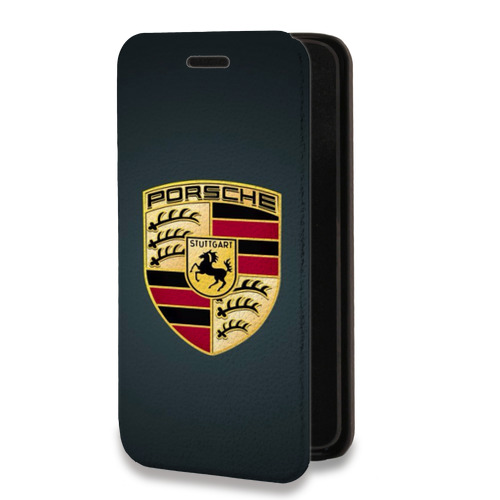 Дизайнерский горизонтальный чехол-книжка для Realme 7 Pro Porsche