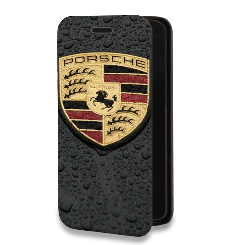 Дизайнерский горизонтальный чехол-книжка для Realme 7 Pro Porsche