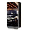 Дизайнерский горизонтальный чехол-книжка для Iphone 7 Plus / 8 Plus Land Rover