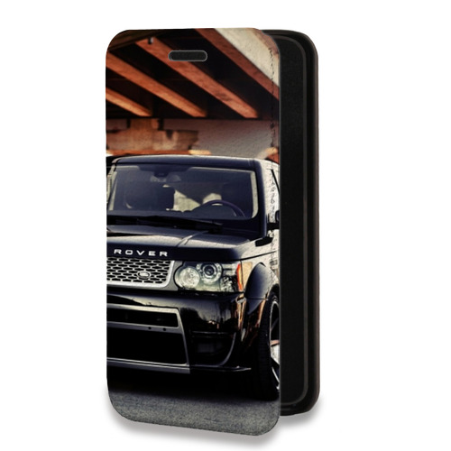Дизайнерский горизонтальный чехол-книжка для Realme 6 Pro Land Rover