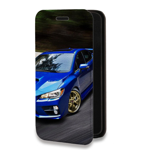 Дизайнерский горизонтальный чехол-книжка для Iphone 14 Pro Subaru