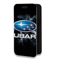Дизайнерский горизонтальный чехол-книжка для Iphone 7 Plus / 8 Plus Subaru