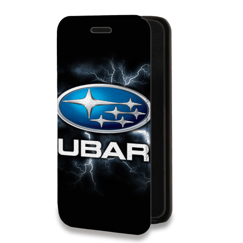Дизайнерский горизонтальный чехол-книжка для Microsoft Lumia 640 XL Subaru